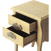 Felicia Raffia Side Table, Natural - Accent Tables - 3