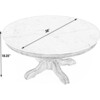 Danielle Marble Coffee Table, Rustic Gray - Accent Tables - 10