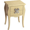 Felicia Raffia Side Table, Natural - Accent Tables - 4