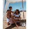 The Beach Towel, Lauren's Pink Stripe - Towels - 2