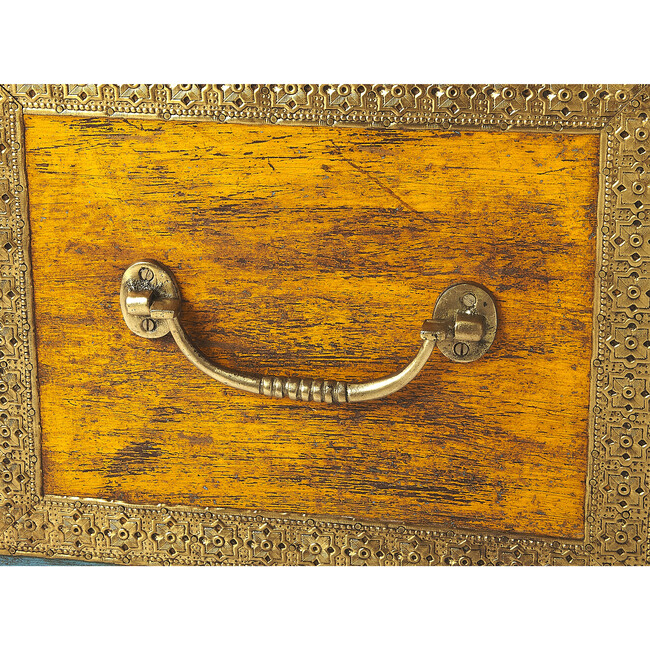 Nador Brass Inlay Storage Trunk - Toychests - 5