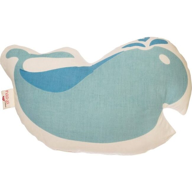 Blue Whale Large Cushion