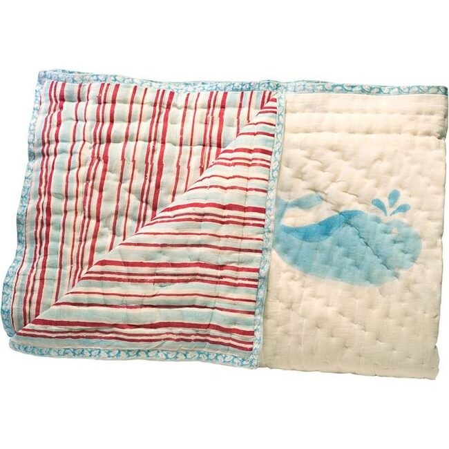 Blue Whale Organic Quilt - Quilts - 2