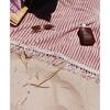 The Beach Towel, Lauren's Pink Stripe - Towels - 5