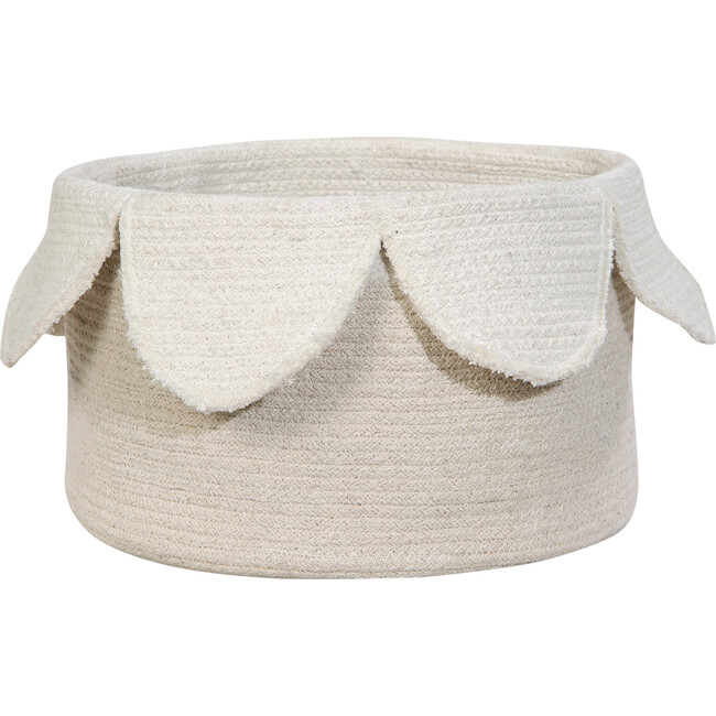 Petals Cotton Basket, Ivory - Storage - 1