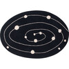 Milky Way Washable Rug, Black - Rugs - 1 - thumbnail