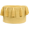 Tassels Basket, Yellow - Storage - 1 - thumbnail