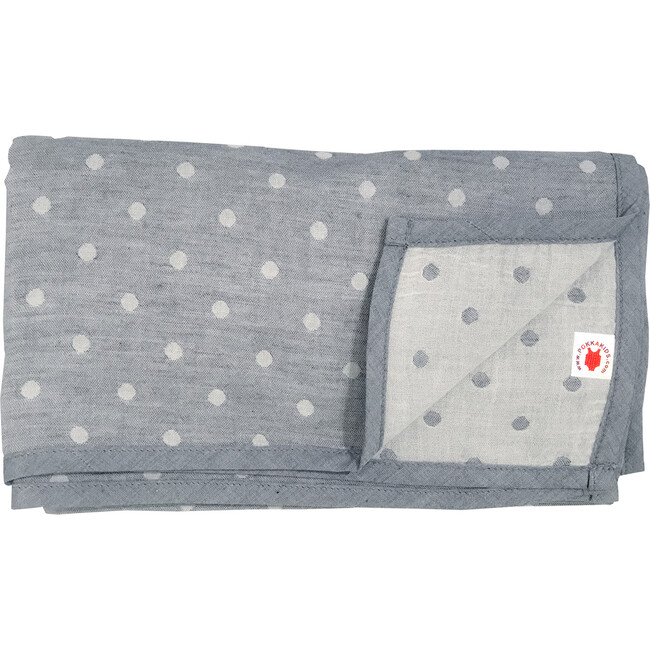 100% GOTS-Certified Organic Cotton Blanket, Charcoal