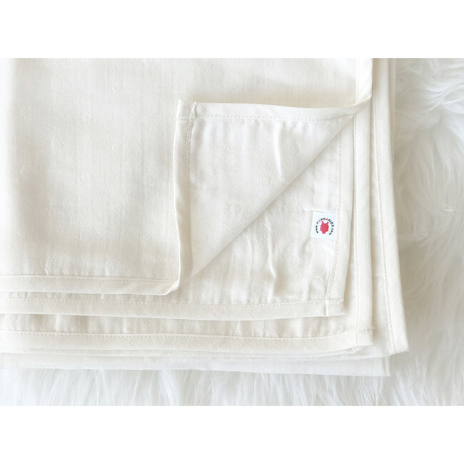 100% GOTS-Certified Organic Cotton Blanket, Pearl