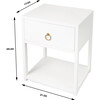 Lark End Table, White - Accent Tables - 9