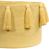 Tassels Basket, Yellow - Storage - 3