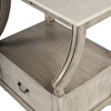 Danielle Marble Nightstand, Gray - Nightstands - 9