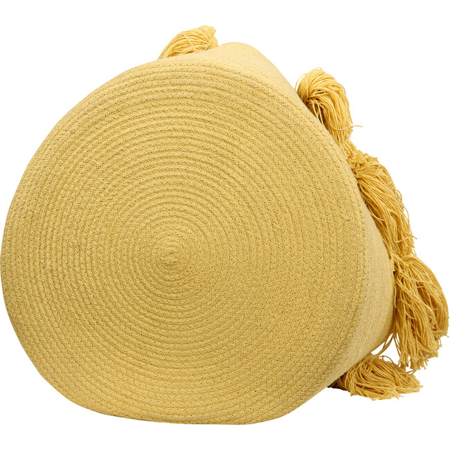 Tassels Basket, Yellow - Storage - 5