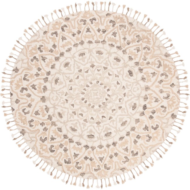 Mila Blossom Rug, Cream - Rugs - 6