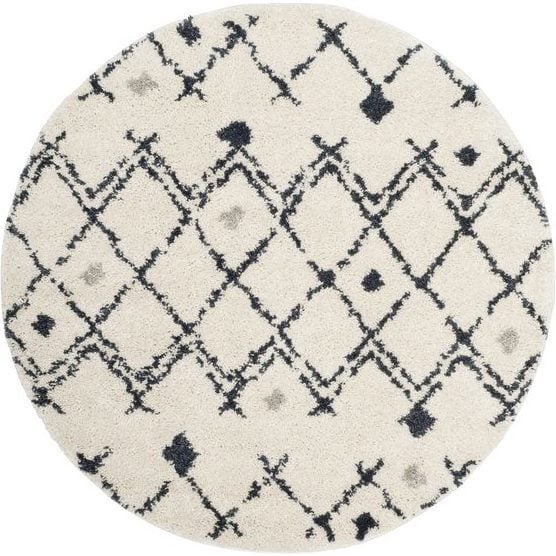 Berber Shag Katrina Rug, White - Rugs - 3