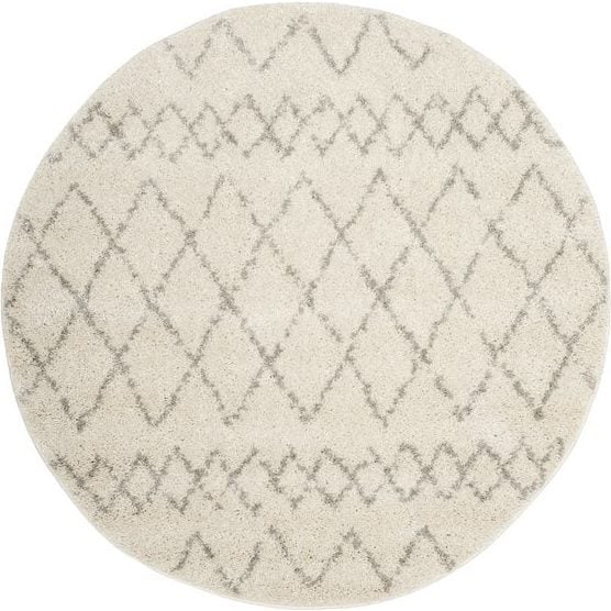 Berber Shag Liana Rug, White - Rugs - 3