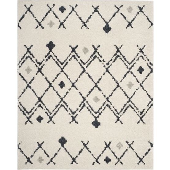 Berber Shag Katrina Rug, White - Rugs - 4