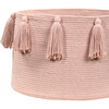 Tassels Basket, Vintage Nude - Storage - 3