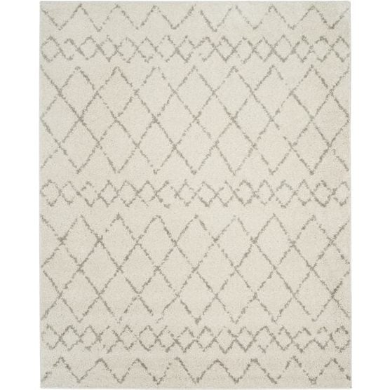 Berber Shag Liana Rug, White - Rugs - 4