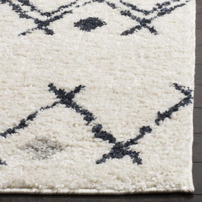 Berber Shag Katrina Rug, White - Rugs - 5