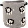 Leo Storage Basket, Dark Grey - Storage - 1 - thumbnail