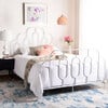 Paloma Metal Retro Bed, White - Beds - 2