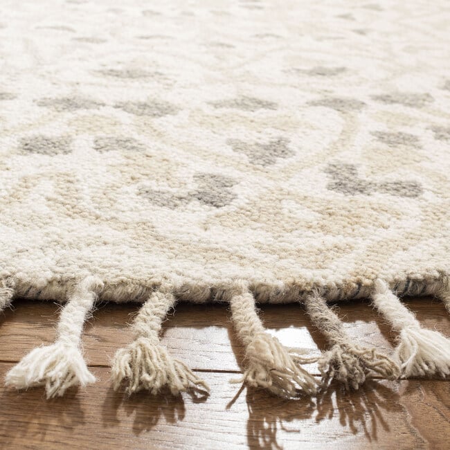 Mila Blossom Rug, Cream - Rugs - 9