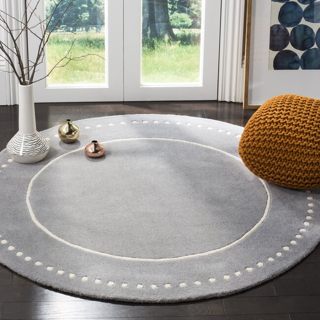 Bella Riley Rug, Grey - Rugs - 4