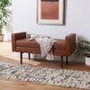 Henri Midcentury Bench, Light Brown/Walnut - Accent Seating - 2