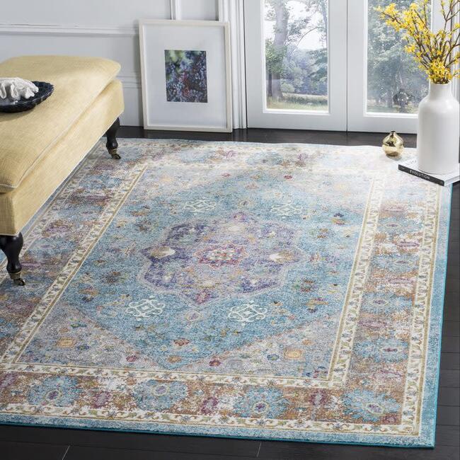 Aria Harper Rug, Blue - Rugs - 4