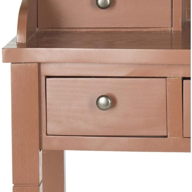 Landon 5-Drawer Desk, Brown - Desks - 3