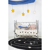 Milky Way Washable Rug, Black - Rugs - 5