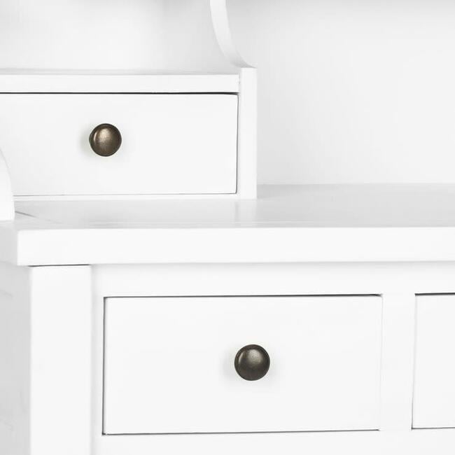 Landon 5-Drawer Desk, White Poplar - Desks - 3