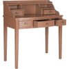 Landon 5-Drawer Desk, Brown - Desks - 4 - thumbnail