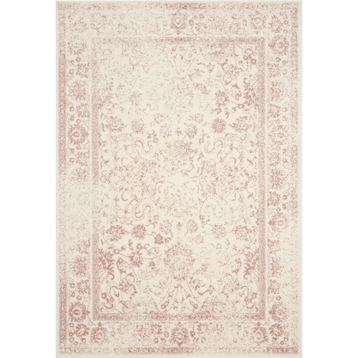 Adirondack Adele Rug, Pink/Ivory - Rugs - 1