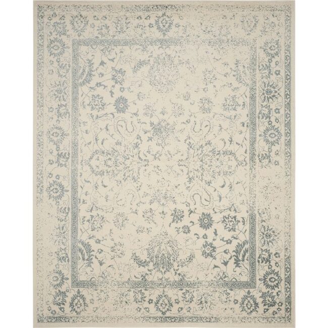 Adirondack Adele Rug, Blue/Ivory - Rugs - 2