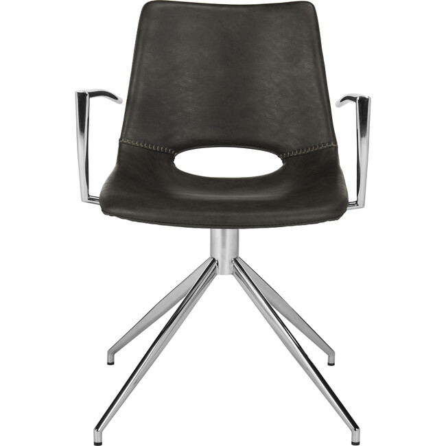 Dawn Swivel Chair, Grey