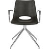 Dawn Swivel Chair, Grey - Desk Chairs - 1 - thumbnail