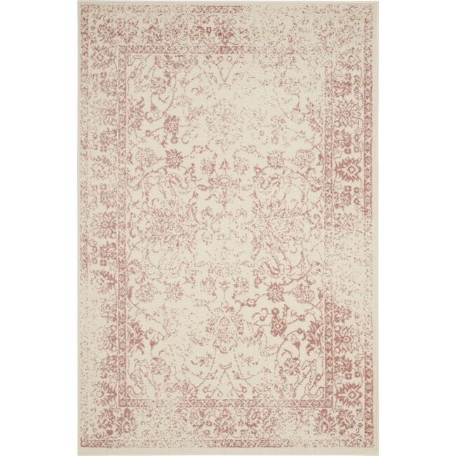 Adirondack Adele Rug, Pink/Ivory - Rugs - 7