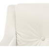 Mara Tufted Accent Chair, Cream - Nursery Chairs - 7