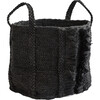 Bazar Medium Fringe Basket, Desert Black - Storage - 1 - thumbnail