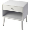 Sheldon Side Table, Glossy White - Accent Tables - 1 - thumbnail