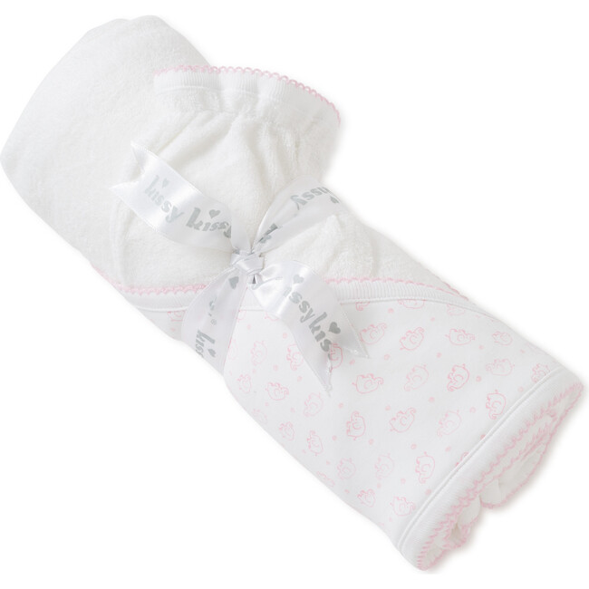 Ele-fun Towel & Mitt Set, Pink