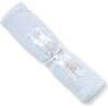 Simple Stripe Blanket, Blue - Blankets - 1 - thumbnail