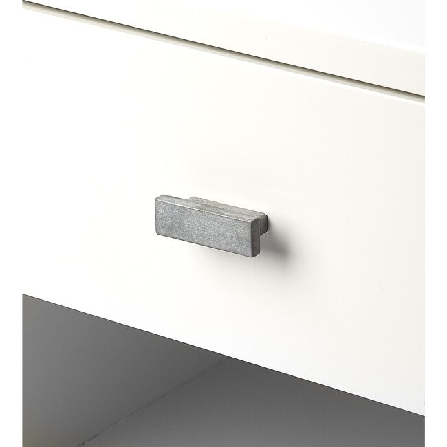 Sheldon Side Table, Glossy White - Accent Tables - 4