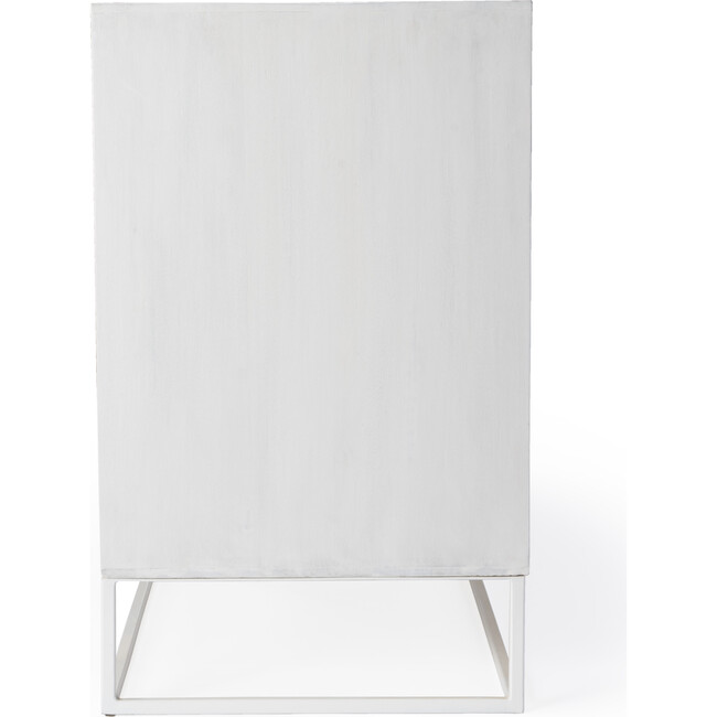 Lennasa Wooden Dresser, White - Dressers - 4