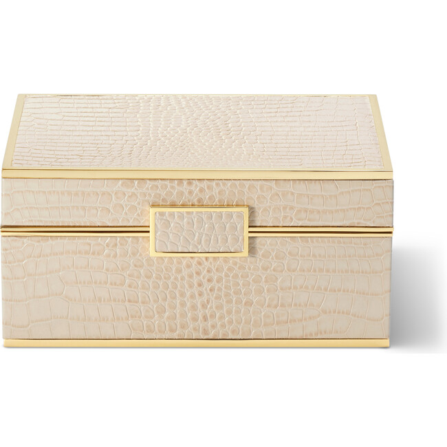 Classic Croc Small Jewelry Box, Fawn - Accents - 1