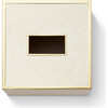 Classic Shagreen Tissue Box Cover, Cream - Accents - 3