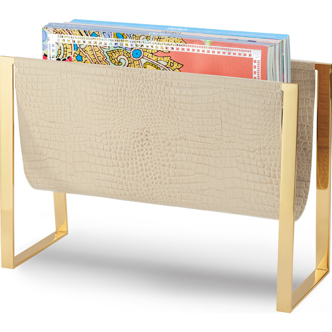 Classic Croc Magazine Rack, Fawn - Accents - 4
