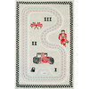 Racer Activity Mat, Cream 100 x 150 - Rugs - 1 - thumbnail